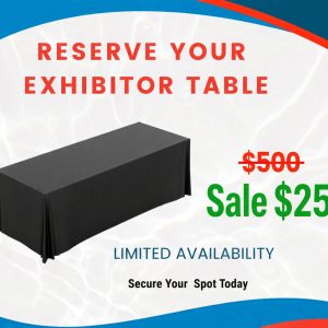 Exhibitor Table - $500